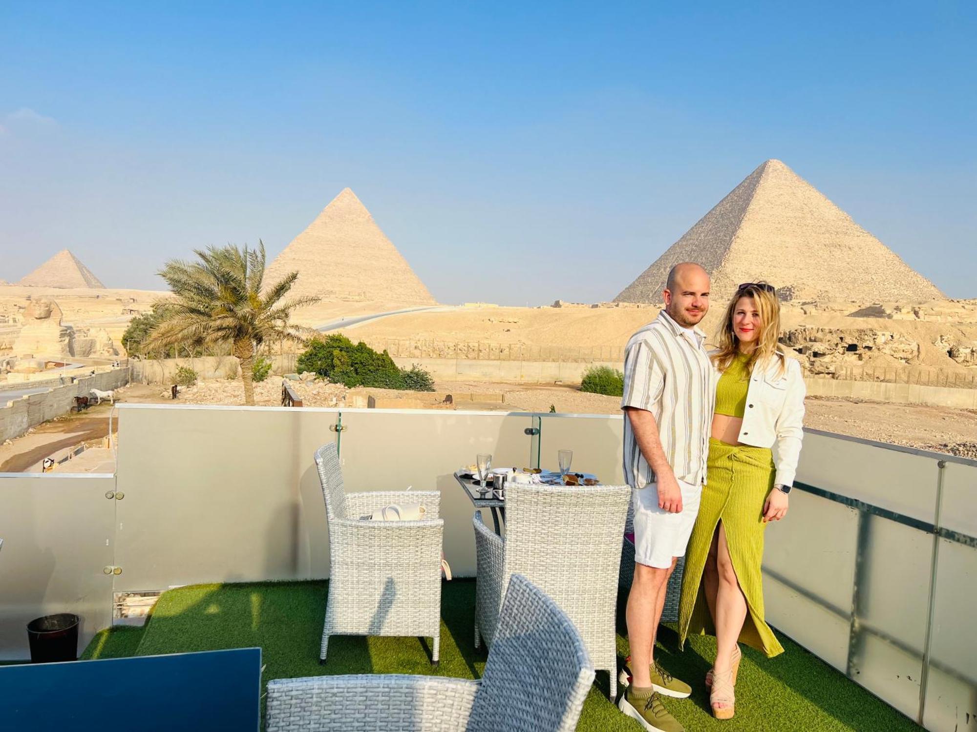 Blue Scarab Pyramids View Otel Kahire Dış mekan fotoğraf